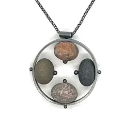 4 Rock Circle Necklace