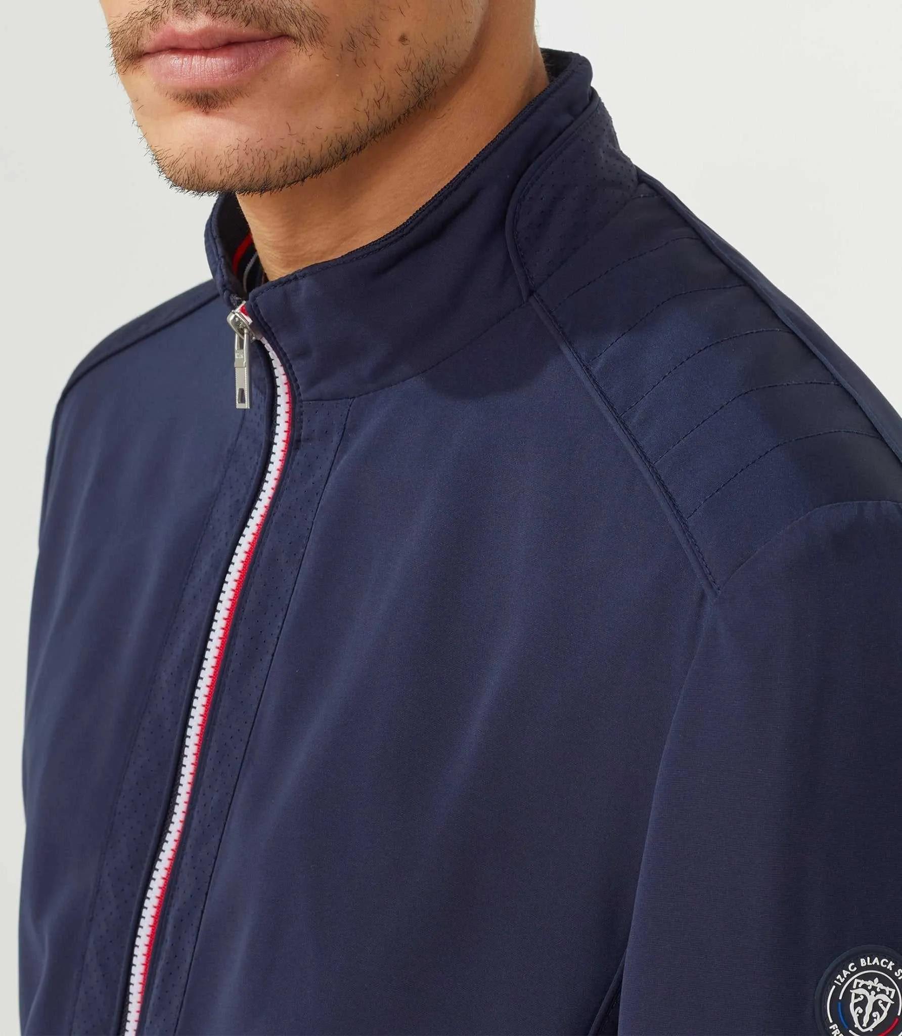 Blouson déperlant marine "Cable"