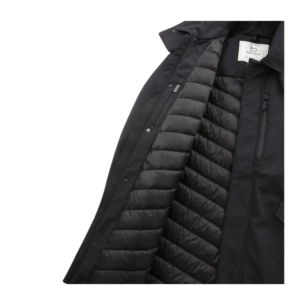 Cappotto Woolrich Barrow Mac Softshell Nero