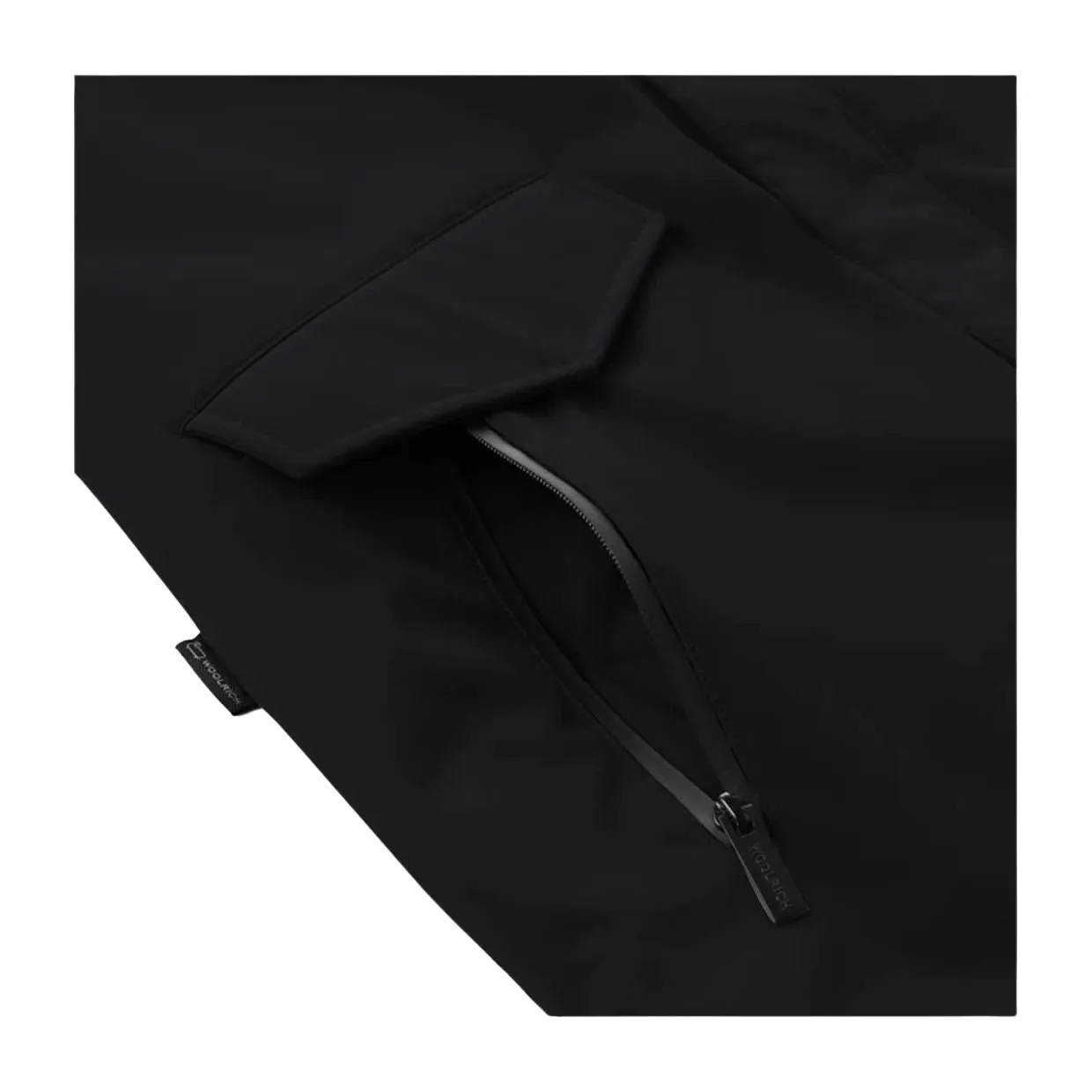 Cappotto Woolrich Barrow Mac Softshell Nero