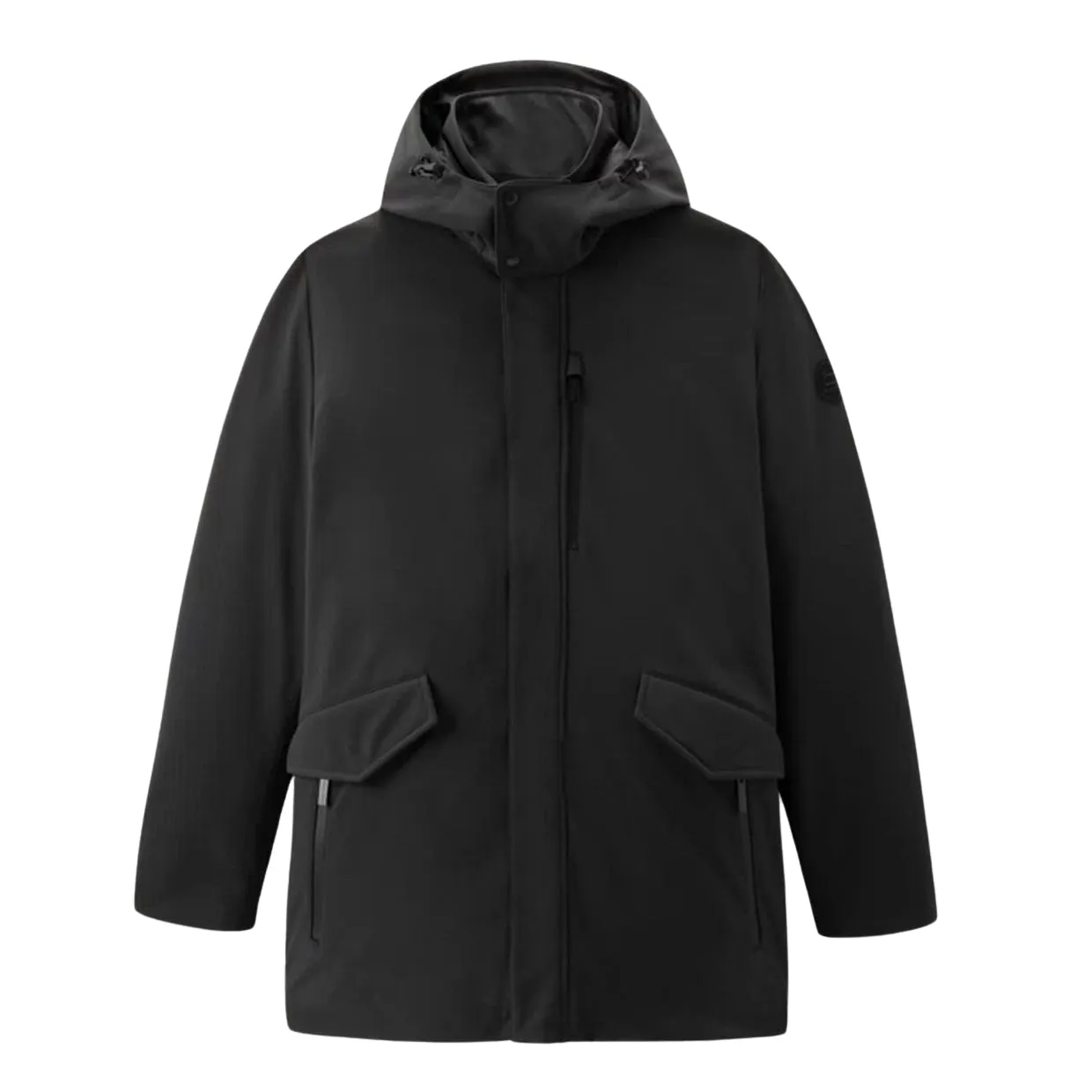 Cappotto Woolrich Barrow Mac Softshell Nero