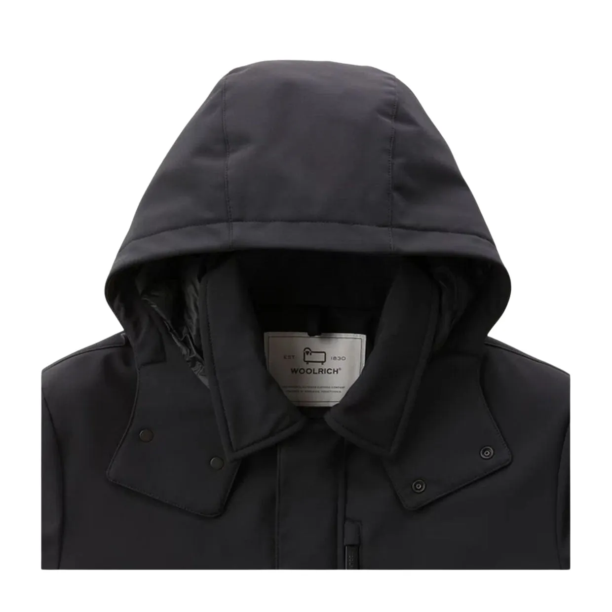 Cappotto Woolrich Barrow Mac Softshell Nero