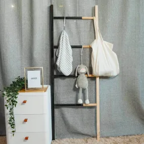 ecoHOUZE Wooden Clothing Ladder (Black)