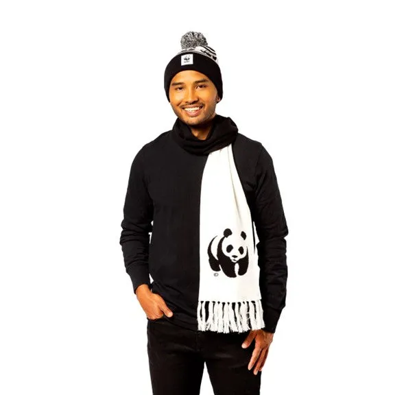 Ensemble de tuque et d’écharpe panda