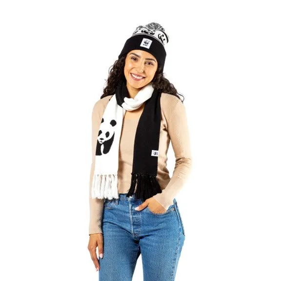 Ensemble de tuque et d’écharpe panda