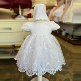 Miabella's Baptism Dress & Hat