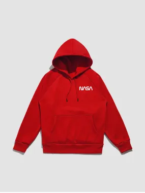 Nasa Letter Print Hoodie