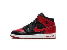 Nike Air Jordan 1 Mid "Bred Text"