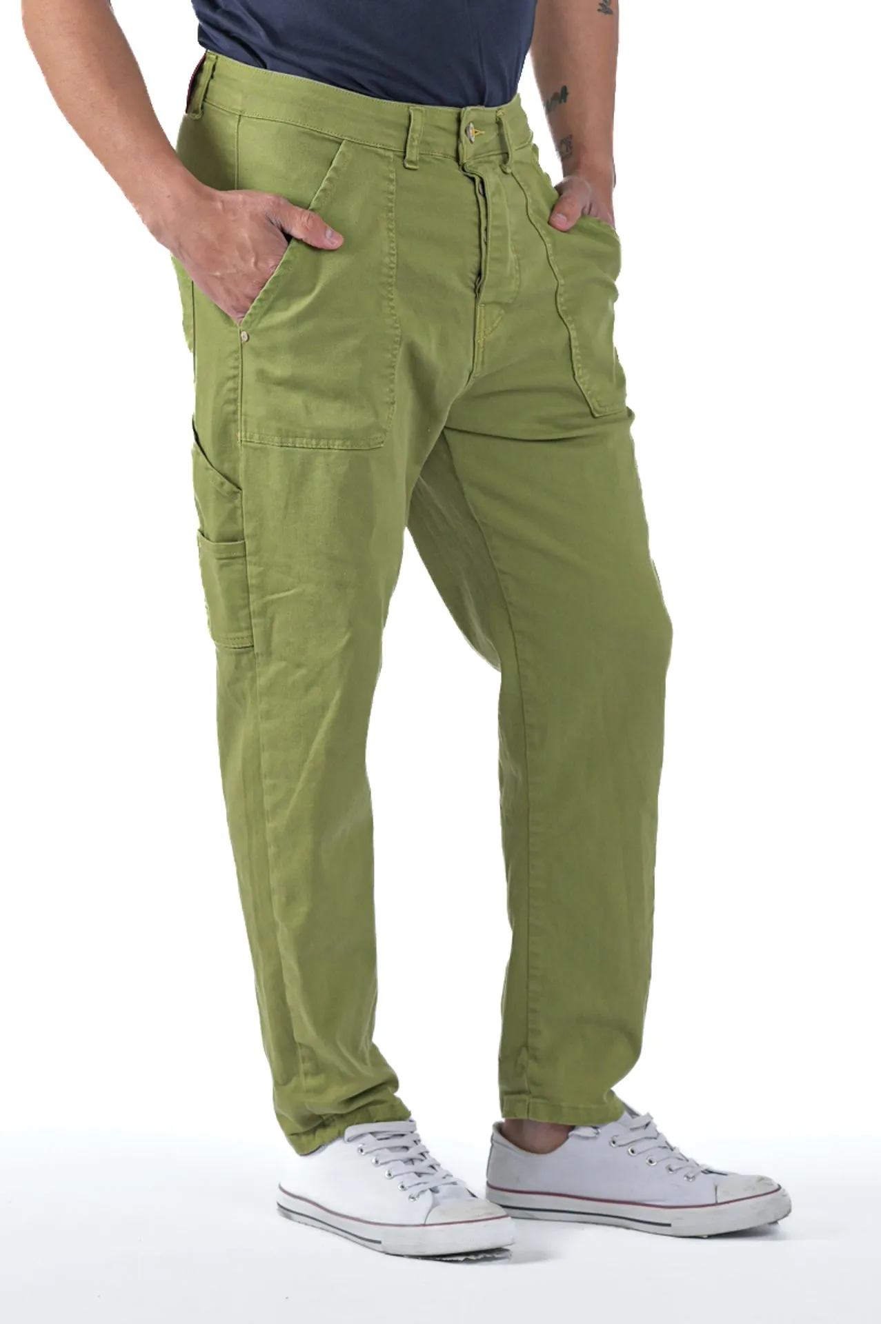 Pantaloni in cotone loose People SS23