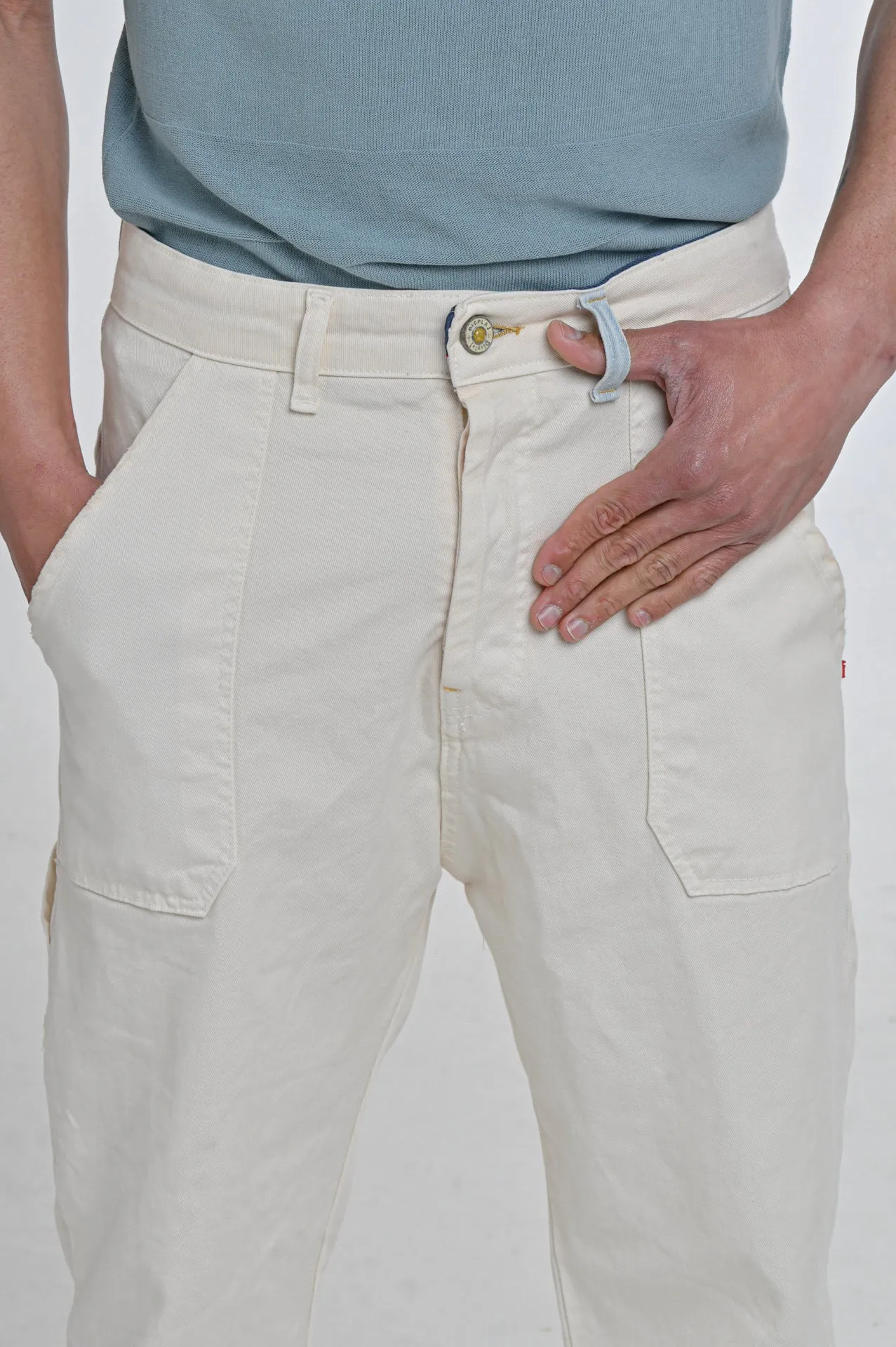 Pantaloni in cotone loose People SS23